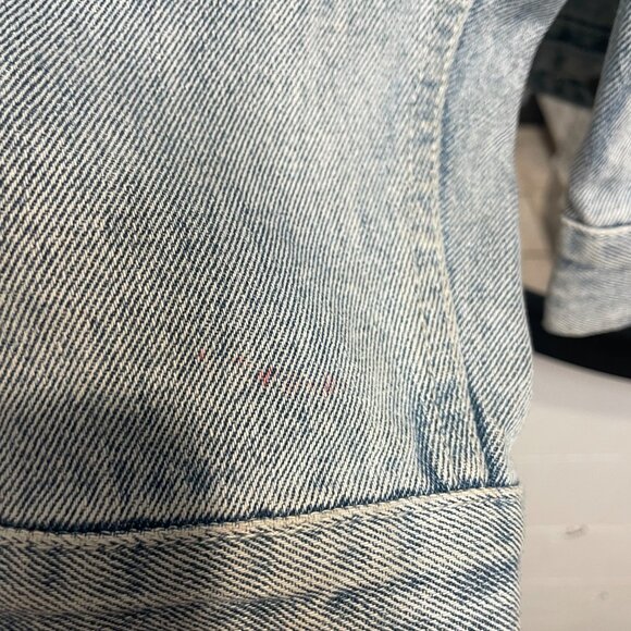 RVCA Men’s Daggers Denim Jacket – Classic Blue, Size Large - Men's Free Shipping - Picture 4 of 4